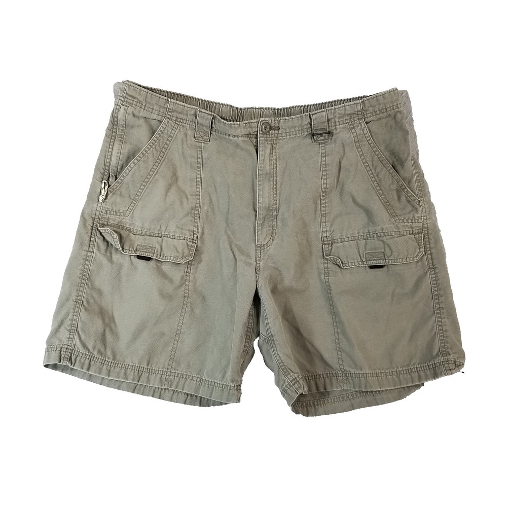 Wrangler Outdoor Cargo Shorts Mens 42 Relaxed Utility Pockets Hiking Belt Loop